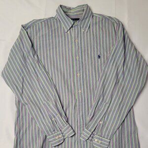 Ralph Lauren Mens LS CLASSIC FIT Shirt Size 16